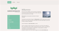 Desktop Screenshot of greenwavesurfschool.com