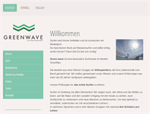 Tablet Screenshot of greenwavesurfschool.com